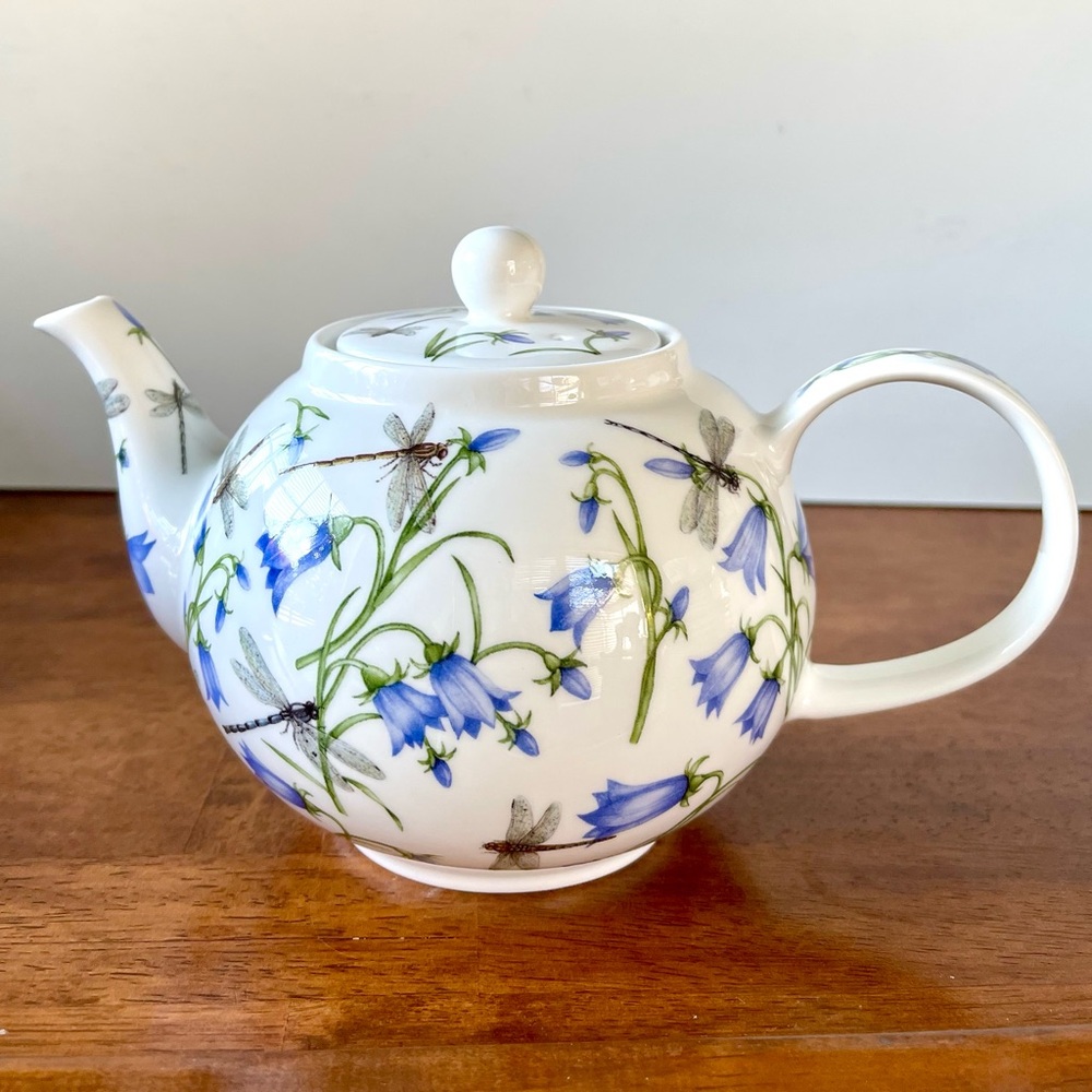 Dovedale Dragonfly and Harebell Small Teapot by Dunoon England